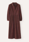 Checked dress, Chilli plum, webstill
