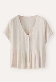 Pleat-front top, Pearl, webstill
