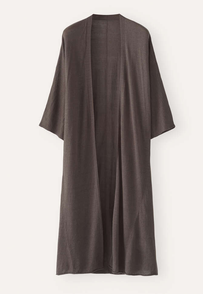 Long cardigan, Grey brown, completeTheLook