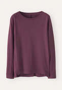Long-sleeve top, Dark plum, webstill