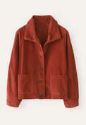 Cord jacket, Brick red, webstill
