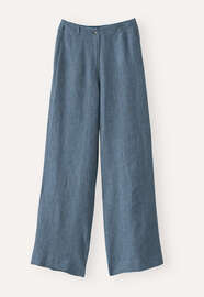 Wide-leg trousers, Petrol, webstill