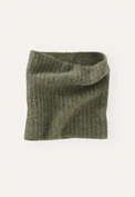 Knitted snood, Khaki, webstill