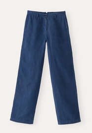 Wide-leg trousers, Petrol ink, webstill