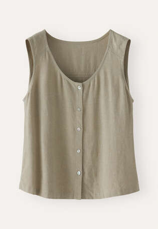 Sleeveless top, Dried sage, webstill