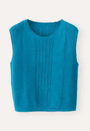 Sleeveless sweater, Peacock, webstill