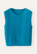 Sleeveless sweater, Peacock, webstill