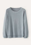 Bell-shaped sleeve sweater, Duck-egg, webstill