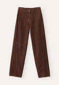 Straight-leg trousers, Chestnut, webstill