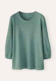 Round-neck top, Aqua bay, webstill