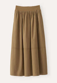 Bell-shaped skirt, Olive tan, webstill