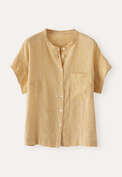 Boxy shirt, Soft yellow, webstill