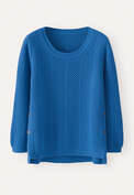 Open-stitch sweater, Cobalt, webstill