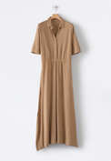 Jersey dress, Washed tan, webstill
