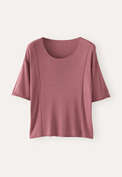 Scoop-neck sweater, Berry, webstill