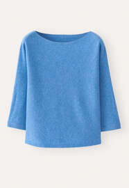 Boat-neck sweater, Soft marine, webstill