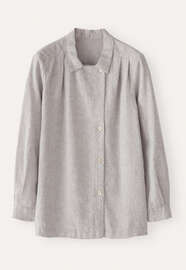 Collar and revere shirt, Pale mink, webstill