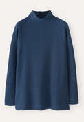 Funnel-neck tunic, Dark indigo, webstill
