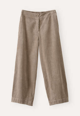 Cropped trousers, Brown mink, webstill