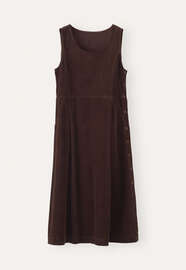 Sleeveless dress, Dark chocolate, webstill