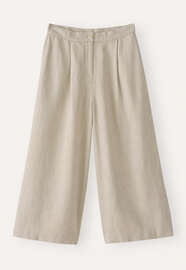 Cropped & wide trousers, Fawn, webstill