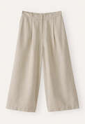 Cropped & wide trousers, Fawn, webstill