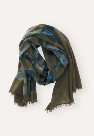 Printed pareo, Khaki, webstill