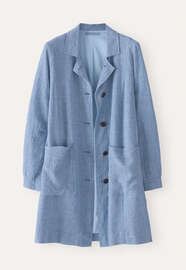Long jacket, Indigo blue, webstill