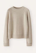 Raglan-sleeve sweater, Ecru fawn, webstill