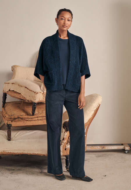Kimono cardigan, Dark petrol, completeTheLook