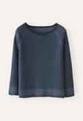 Two-toned rib sweater, Petrol ink, webstill
