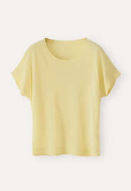 Short-sleeve knit, Lemon, webstill