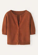 Short-sleeve cardigan, Copper, webstill