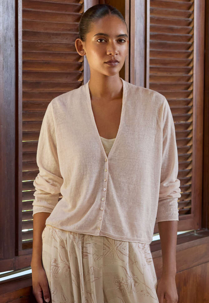 V-neck cardigan, Shell, completeTheLook