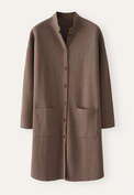 Knitted coatigan, Nut brown, webstill