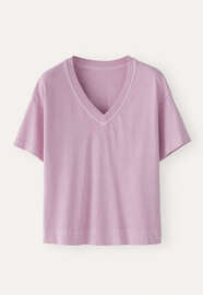 V-neck T-shirt, Orchid pink, webstill