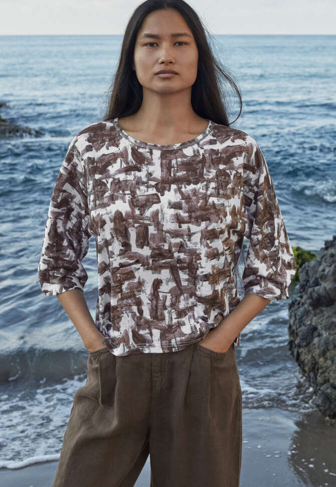 Tapered trousers, Chocolate, completeTheLook