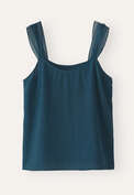 Chiffon strap camisole, Dark teal, webstill