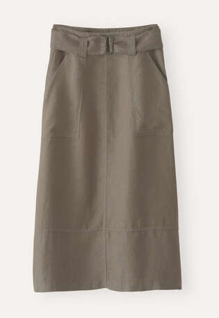 Seam-detail skirt, Khaki taupe, webstill