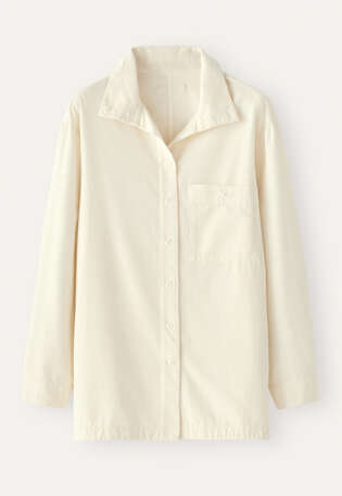 Cord shirt, Cream, webstill