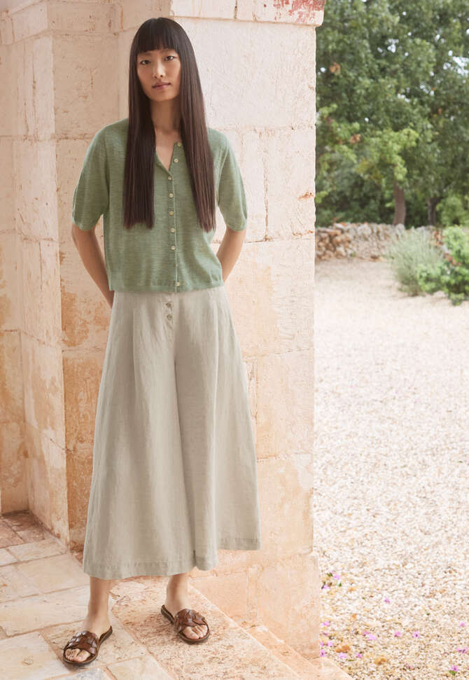 Button-through sweater, Soft forest, completeTheLook