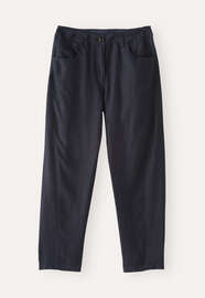 Curved-leg trousers, Ink, webstill