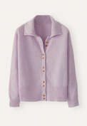 Funnel-neck cardigan, Pink lavender, webstill
