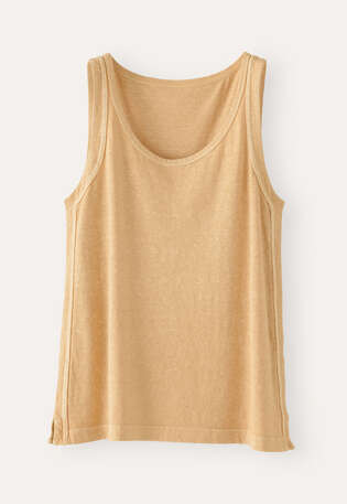 Panelled vest, Sand yellow, webstill