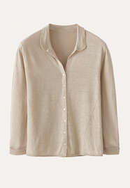 Collared cardigan, Pale mink, webstill