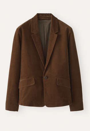 Short blazer, Dark toffee, webstill
