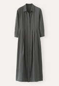 Gingham checked dress, Charcoal, webstill