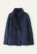 funnel-neck padded coat, Ink, webstill