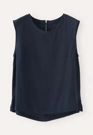 Sleeveless top, Blue black, webstill
