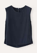 Sleeveless top, Blue black, webstill